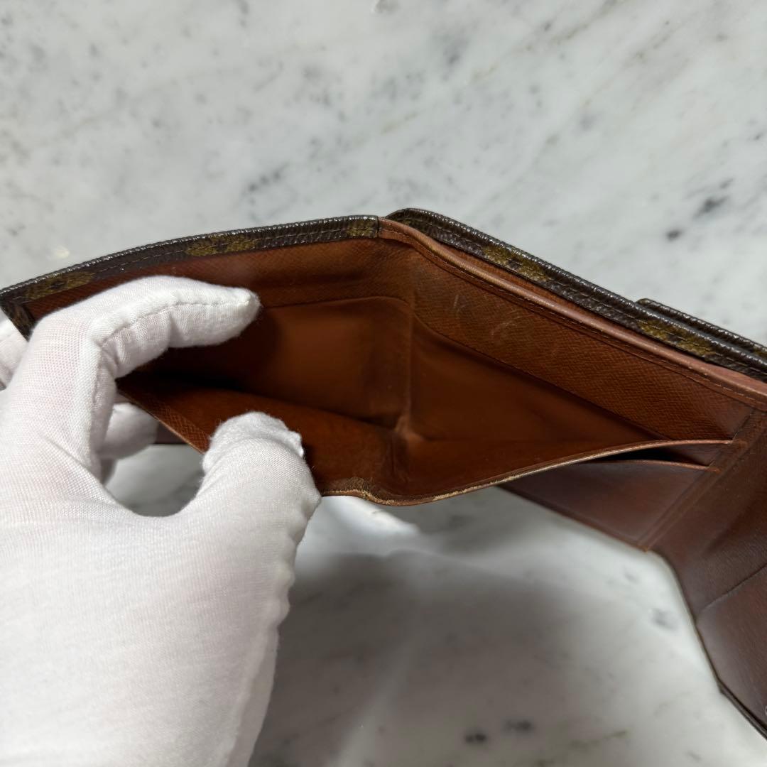 80s LOUIS VUITTON ルイヴィトン 三つ折財布 モノグラム