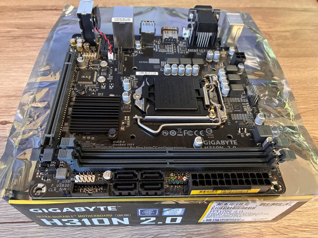 【美品】GIGABYTE H310N 2.0 Mini-ITX LGA 1151