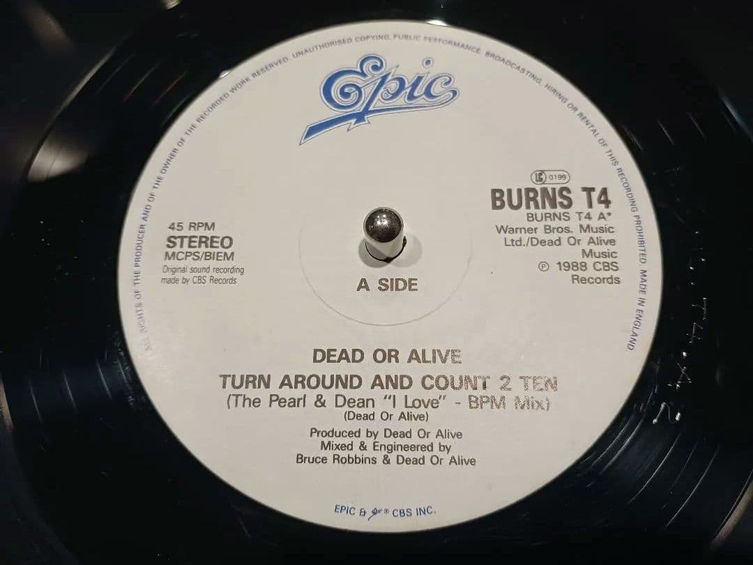 洋楽 DEAD OR ALIVE /TURN AROUND & COUNT 2 TEN