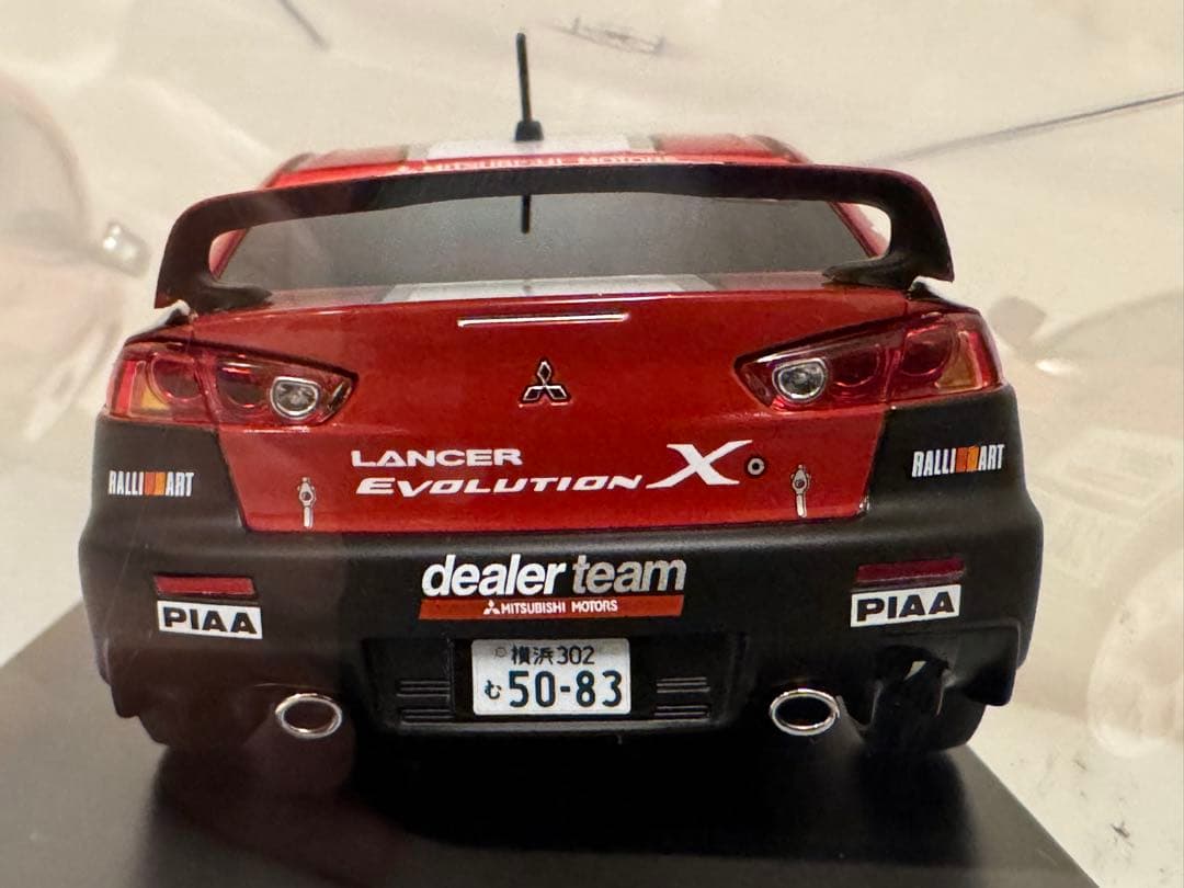 京商 ミニッツ 三菱ランサーエボX 三菱ディーラーチームPWRC2008 ASC