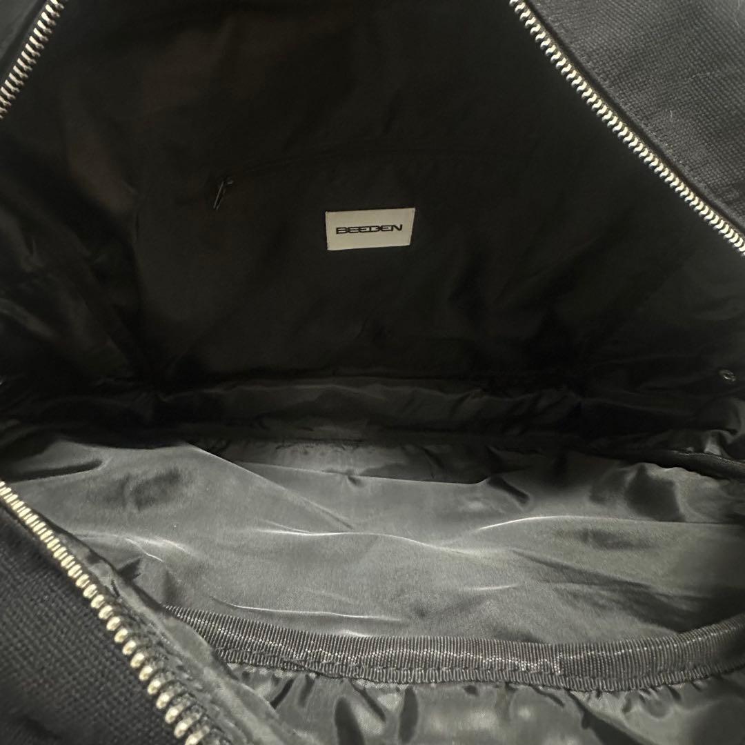 BEEDEN BIG B LOGO BAG BLACK ブラック ショルダー