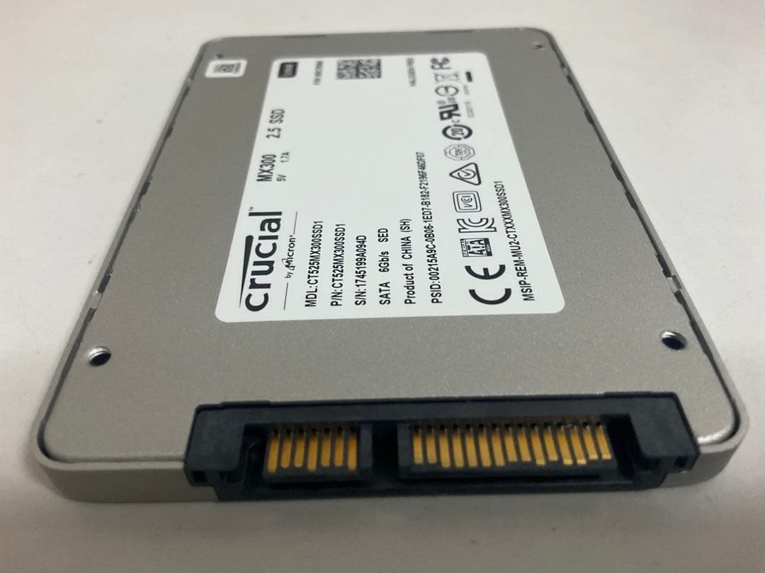 Crucial MX300 2.5インチ SSD 525GB