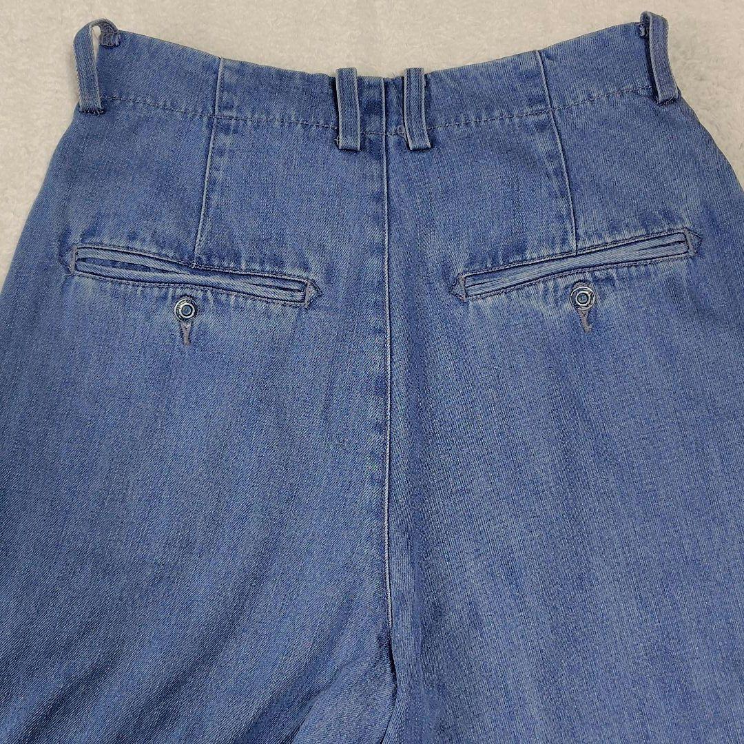 にゃんこ様　スローブイエナ LEDENIM TUCK TROUSER