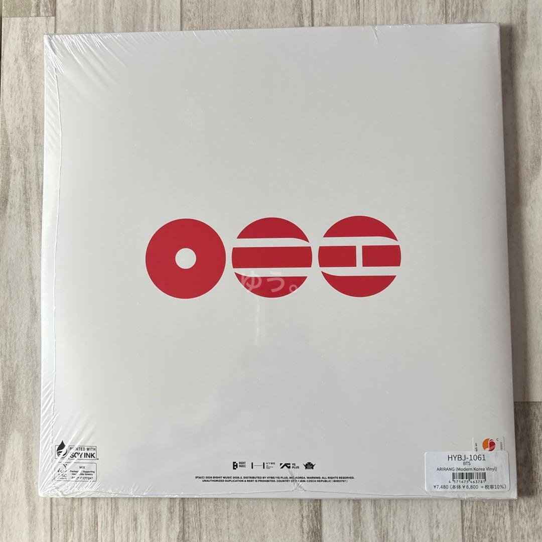 【BTS】[ARIRANG(Modern Korea Vinyl)]LPレコード