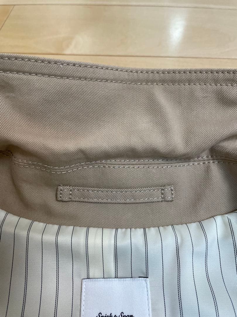 ⭐︎Spick&span⭐︎ソフトツイルショートトレンチコート⭐︎ベージュ⭐︎36⭐︎