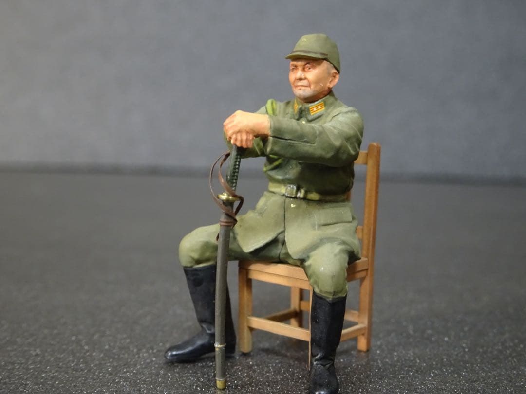 タミヤ1/35 日本陸軍　将校セット　プラモデル完成品
