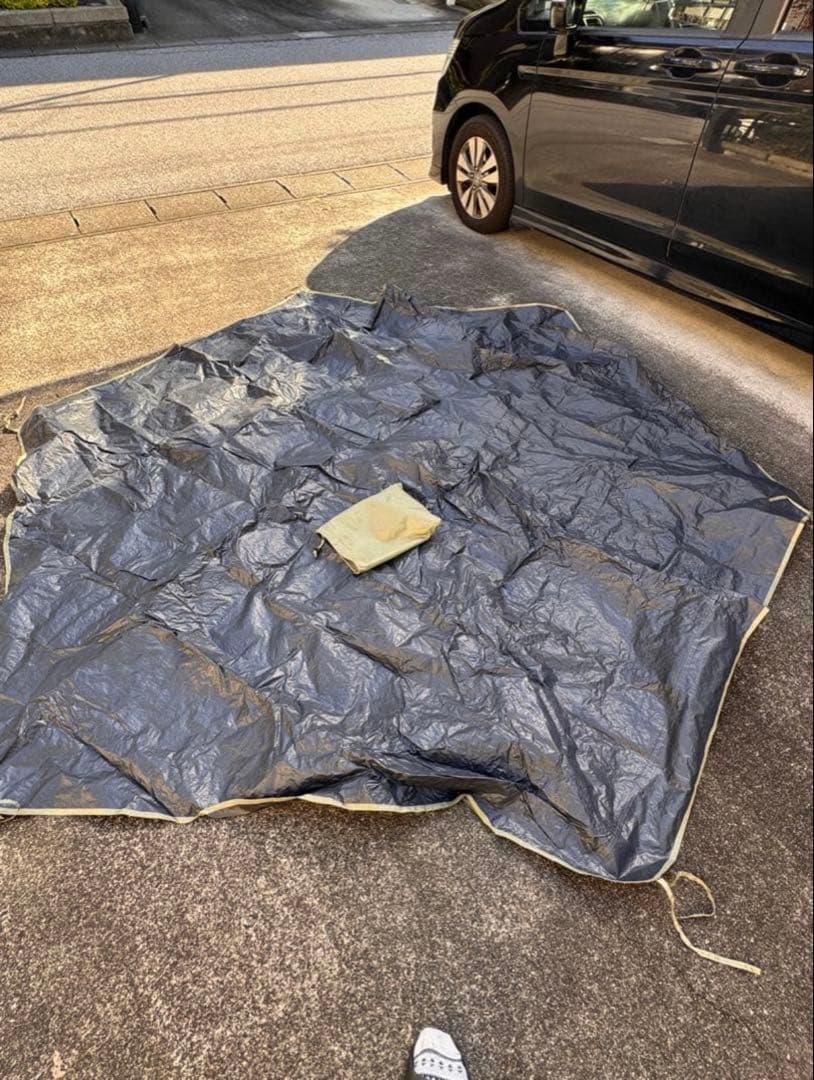 ロゴス Tradcanvas Tepee&タープ350-BJ マット・シート付き