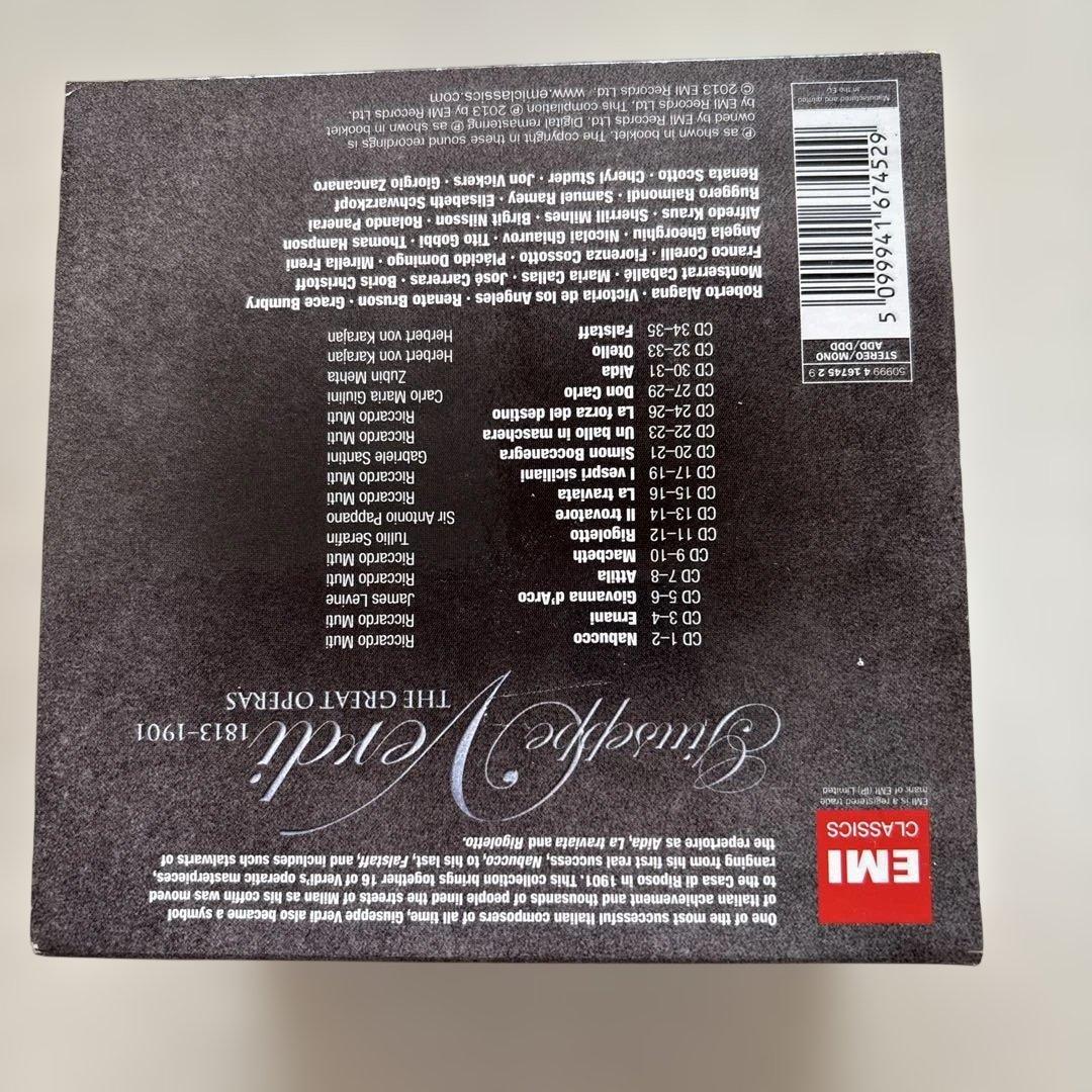 クラシック Verdi THE GREAT OPERAS 35CD