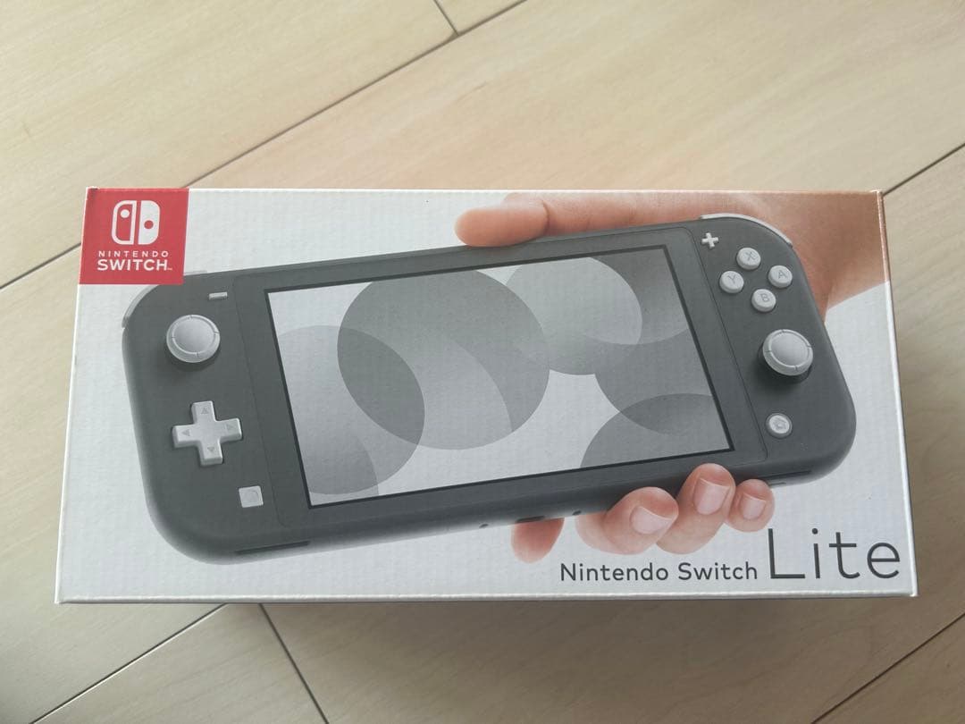 Nintendo switch lite グレー　美品