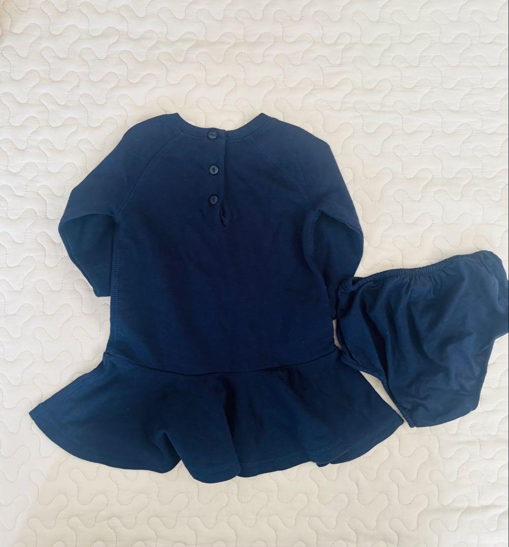 Ralph Lauren ポロベア ワンピースセット 12M ネイビー