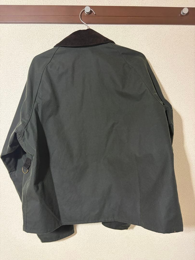 美品23AW Barbourオイルドジャケット セージグリーン スペイ Lサイズ