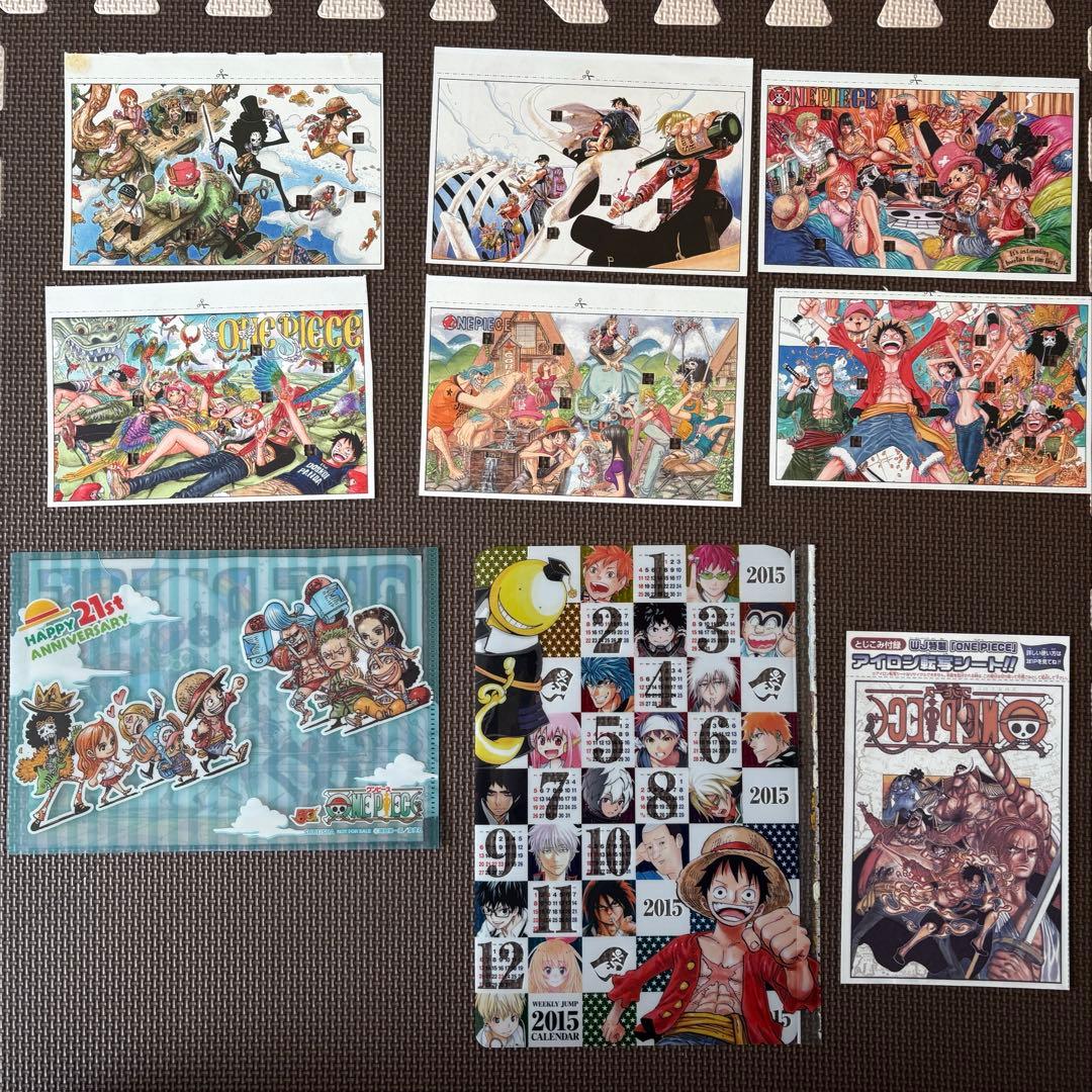限定付録セット】ONE PIECE ジャンプ 小冊子・クリアファイル他 まとめ