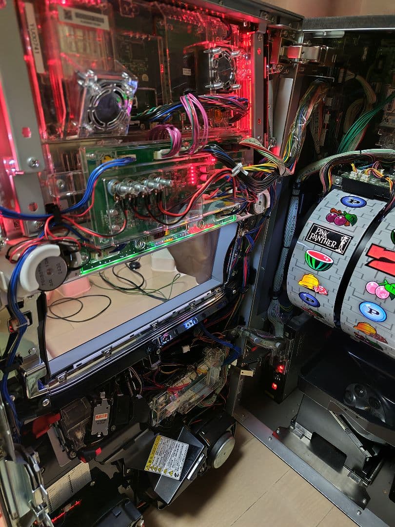 【たのメル便送料込み】パチスロ実機 ピンクパンサー(不要機付き)