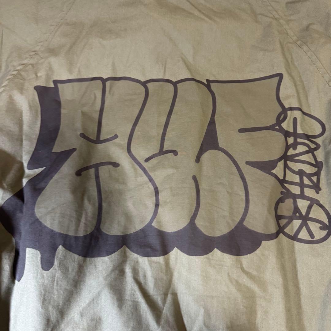 ☆HUF N-3B フィッシュテールジャケット オリーブ L ファー付き☆