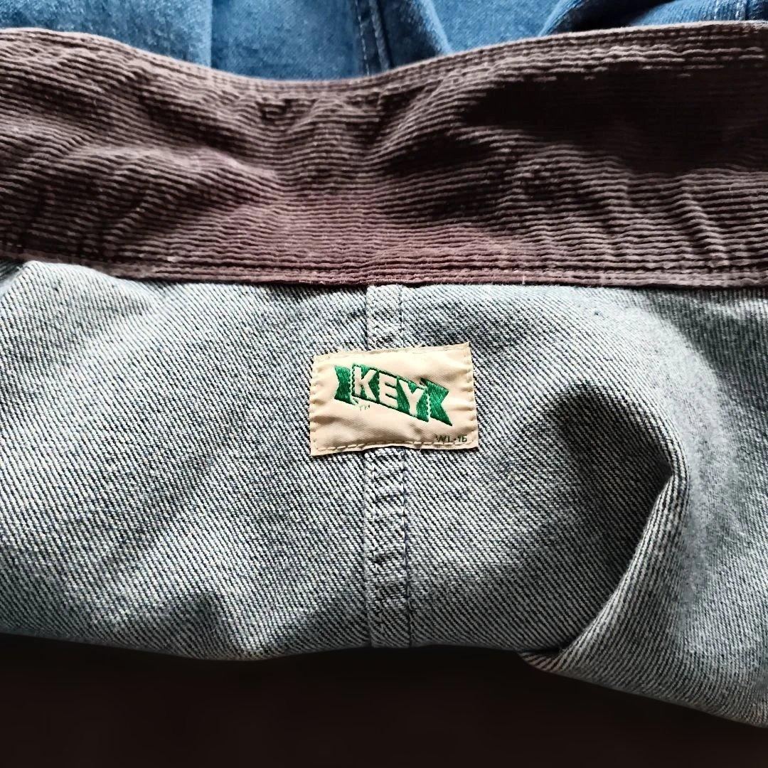 KEY デニムカバーオール