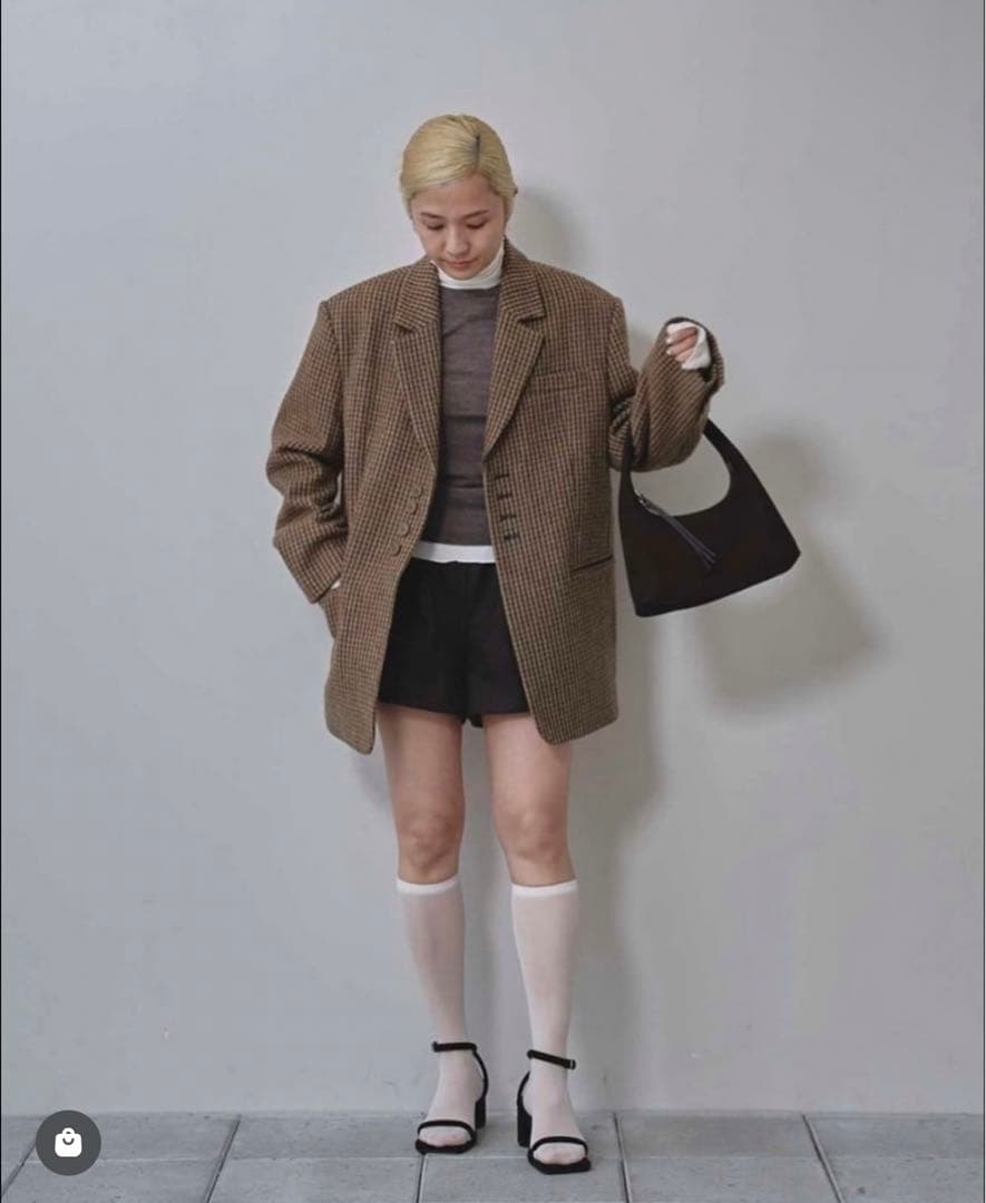最終値下げtodayful Wool100% Check jacket［完売品］