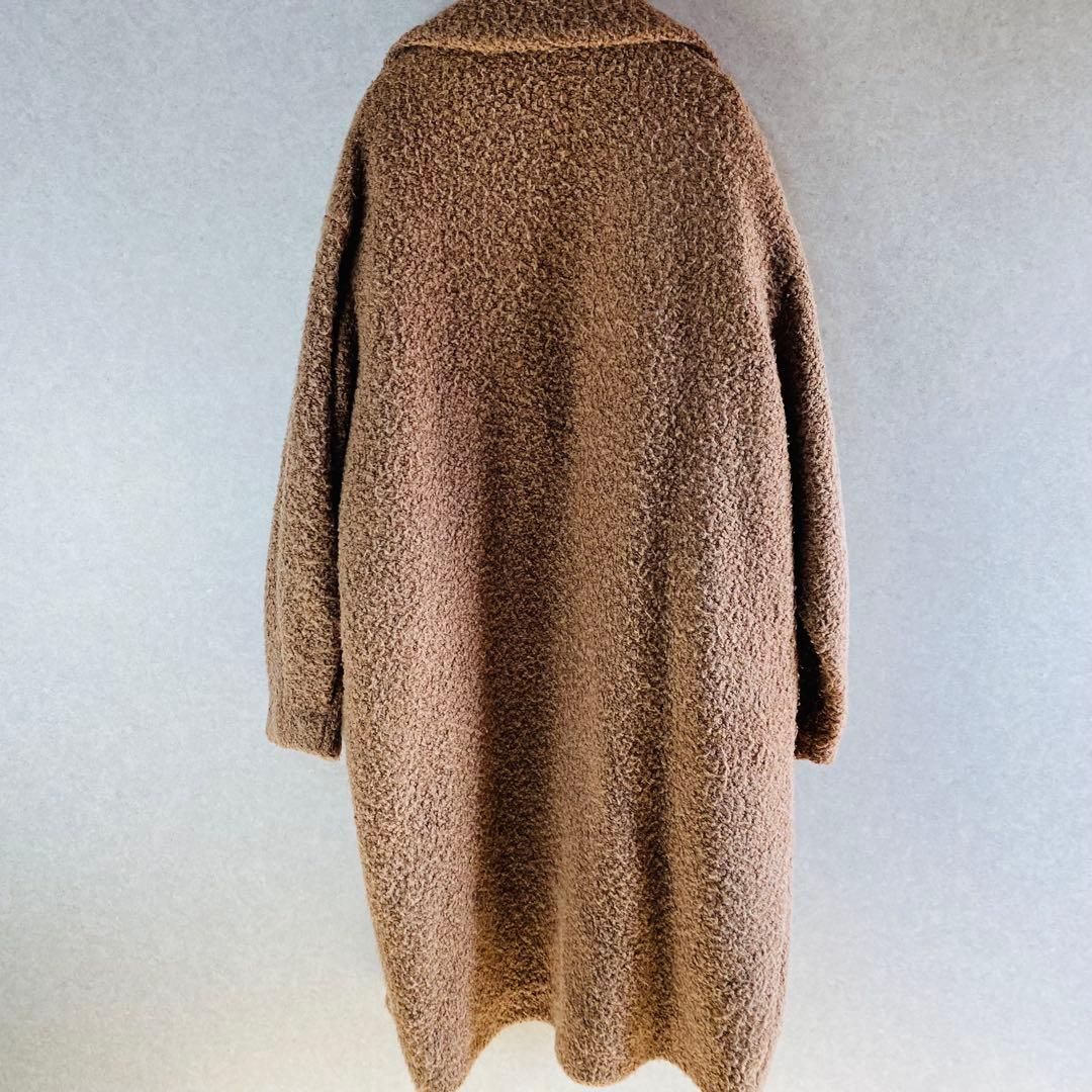 MACKINTOSH ボアロングコート ブラウン