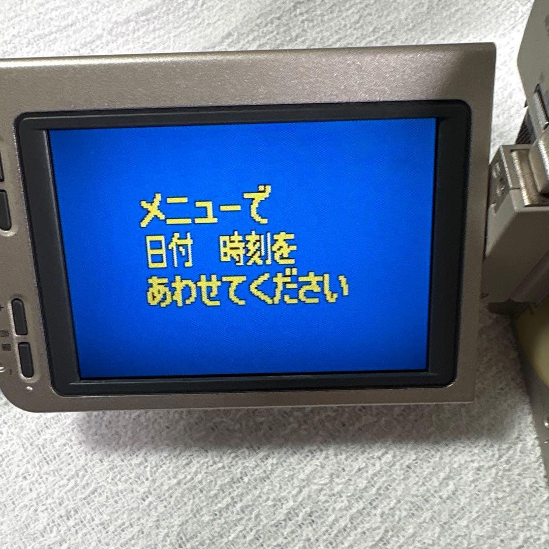 録画再生しました。SONY DCR-TRV900 バッテリー、配線付き