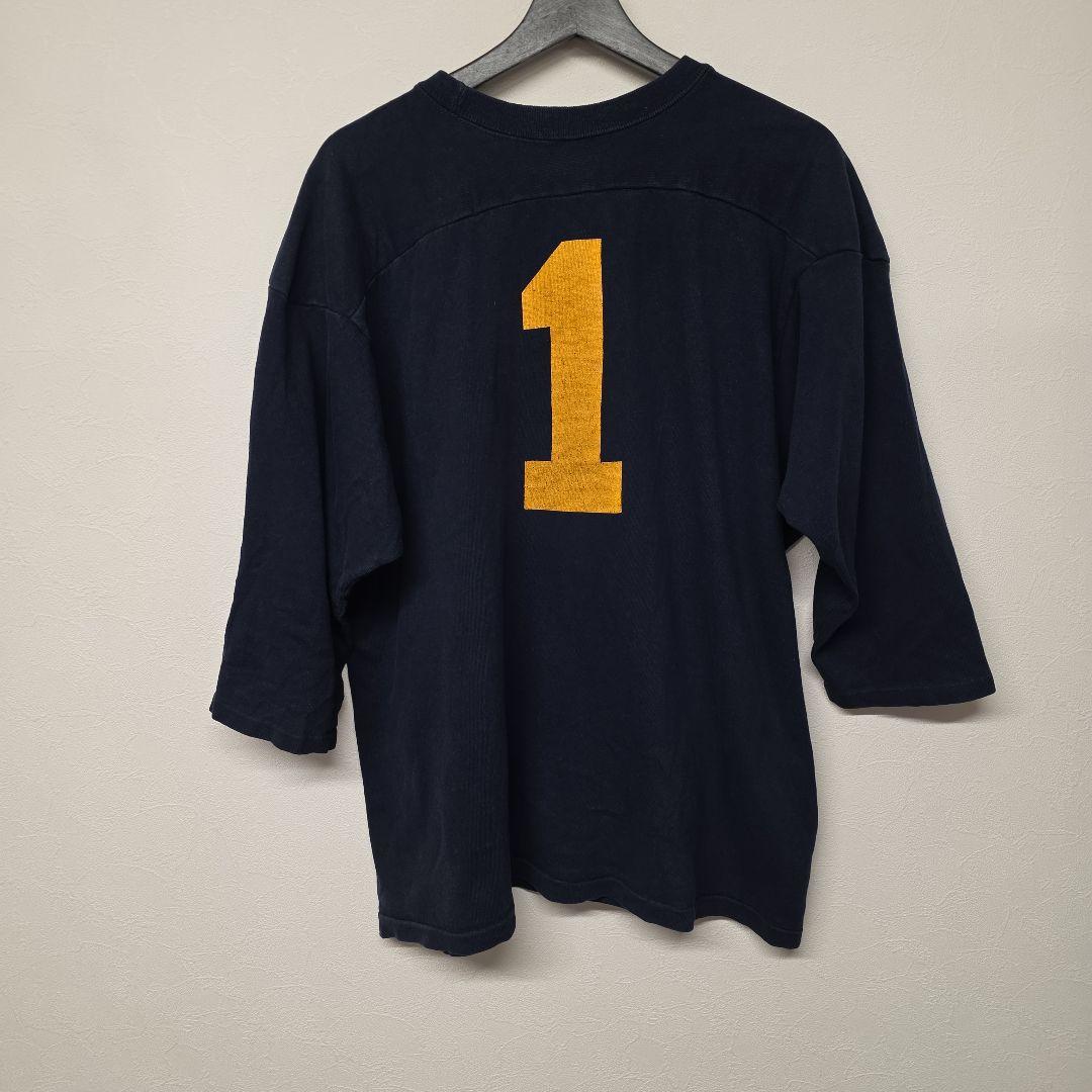 80s USA製　トリコタグ　チャンピオン　フットボールTEE　ミシガン　XL