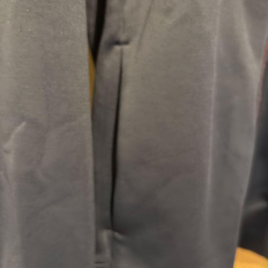 極美品 DESCENTE ネイビー 裏起毛ジャージ上下セットアップ M