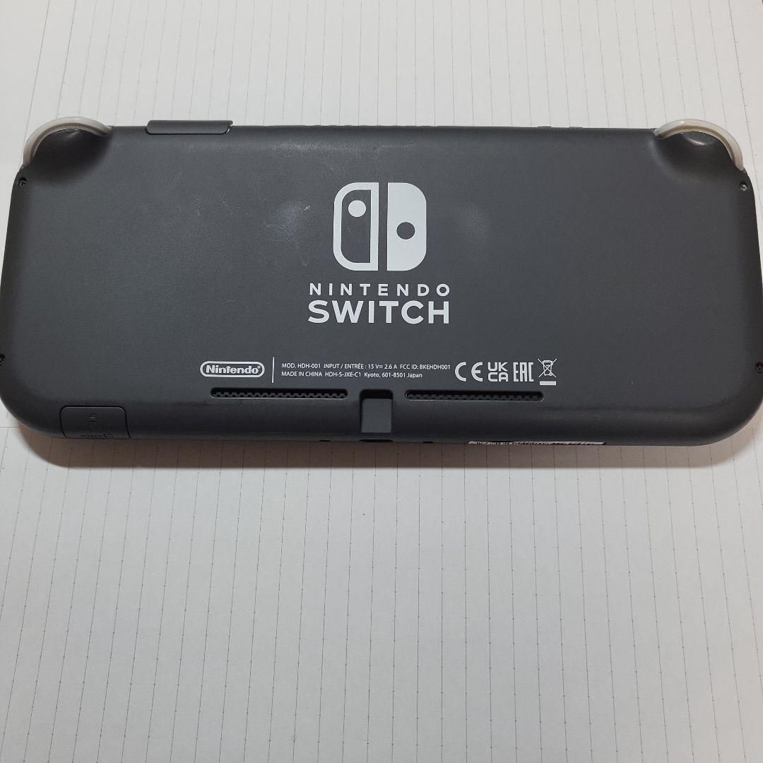 Nintendo Switch Lite グレー 本体　ワケアリ