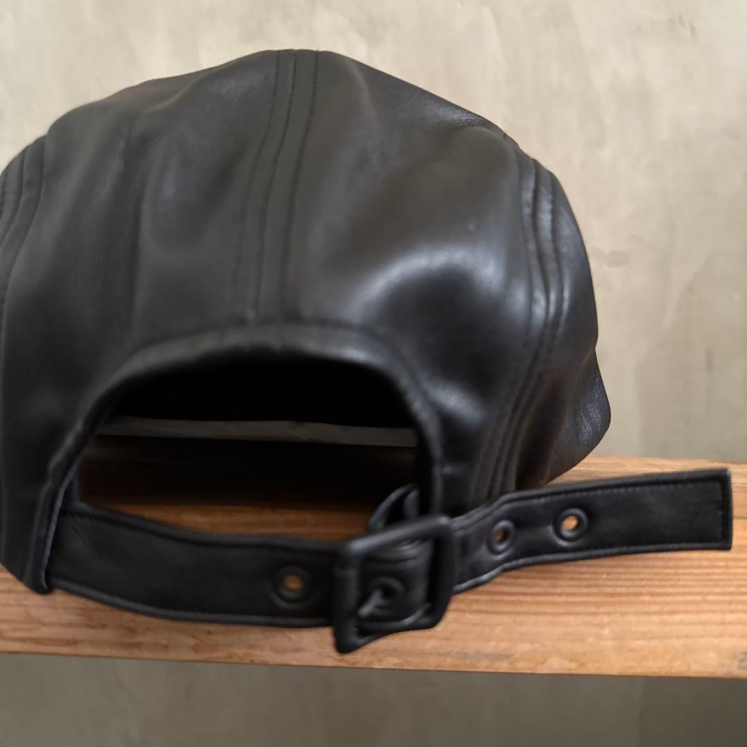 WTAPS レザー　ウールキャップ