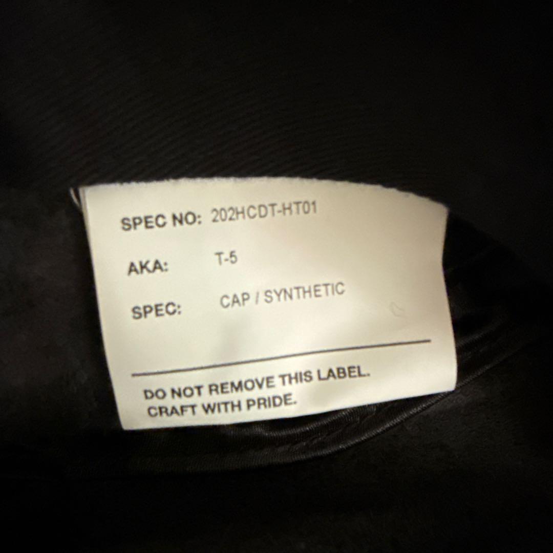 WTAPS レザー　ウールキャップ