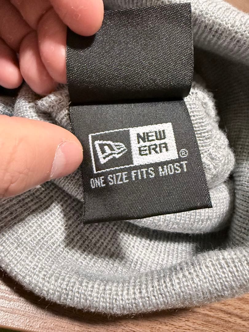 す*う様 Supreme New Era Box Logo Beanie グレー