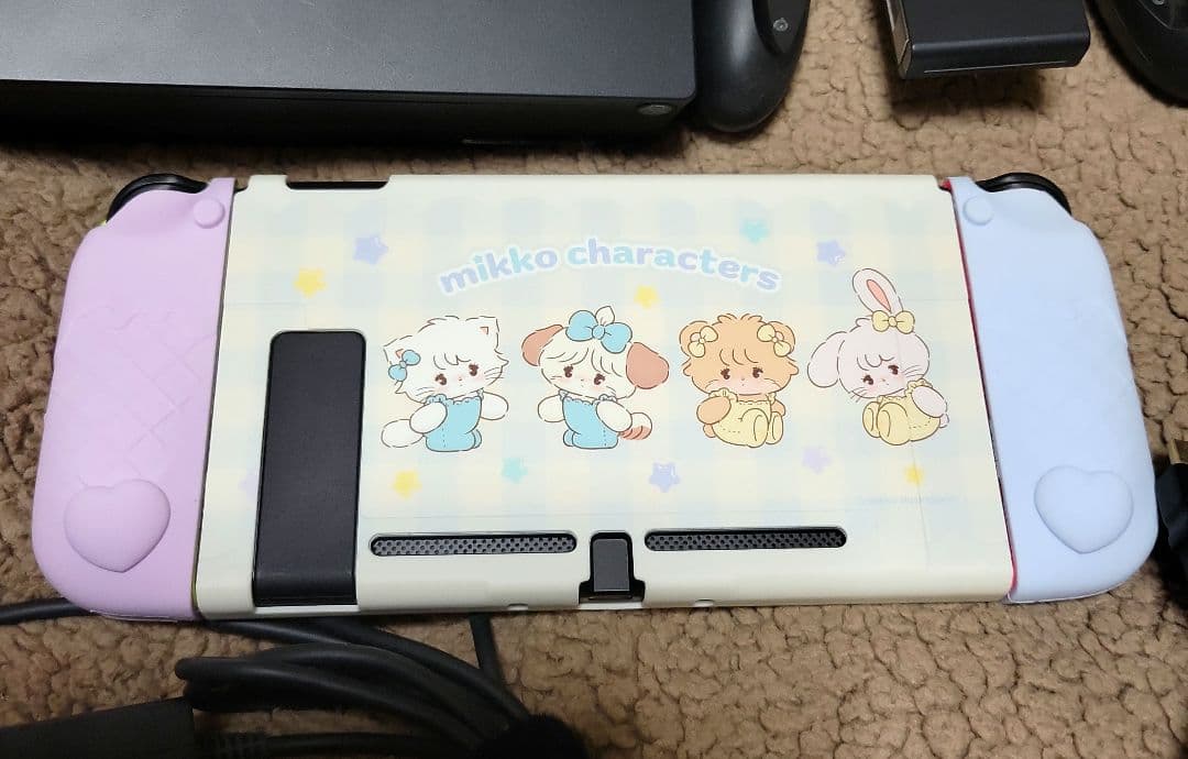 Nintendo Switch 本体 mikkoカバー付き