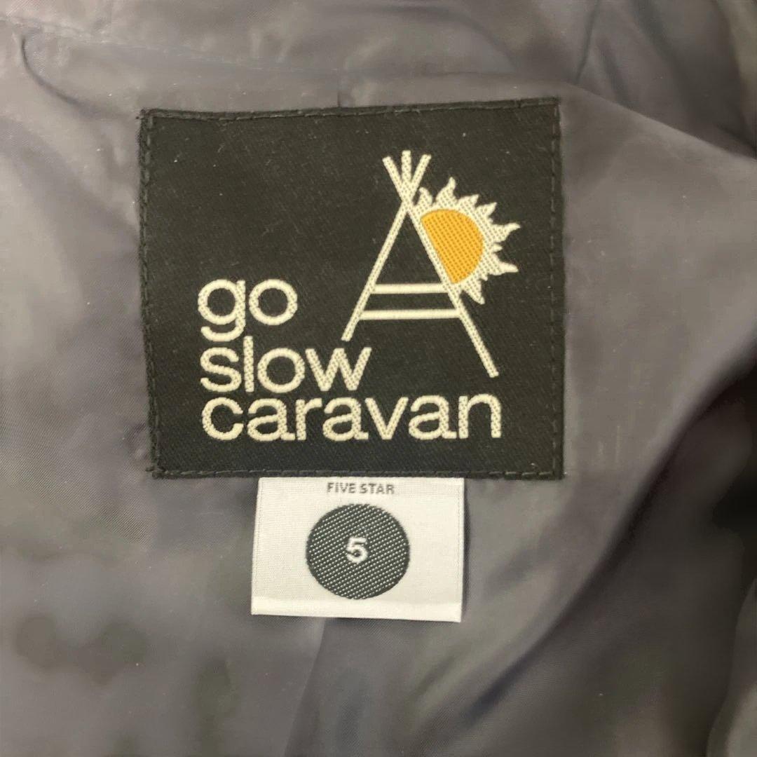 go slow caravan パネル刺繍 モッズコート XL ダークグレー