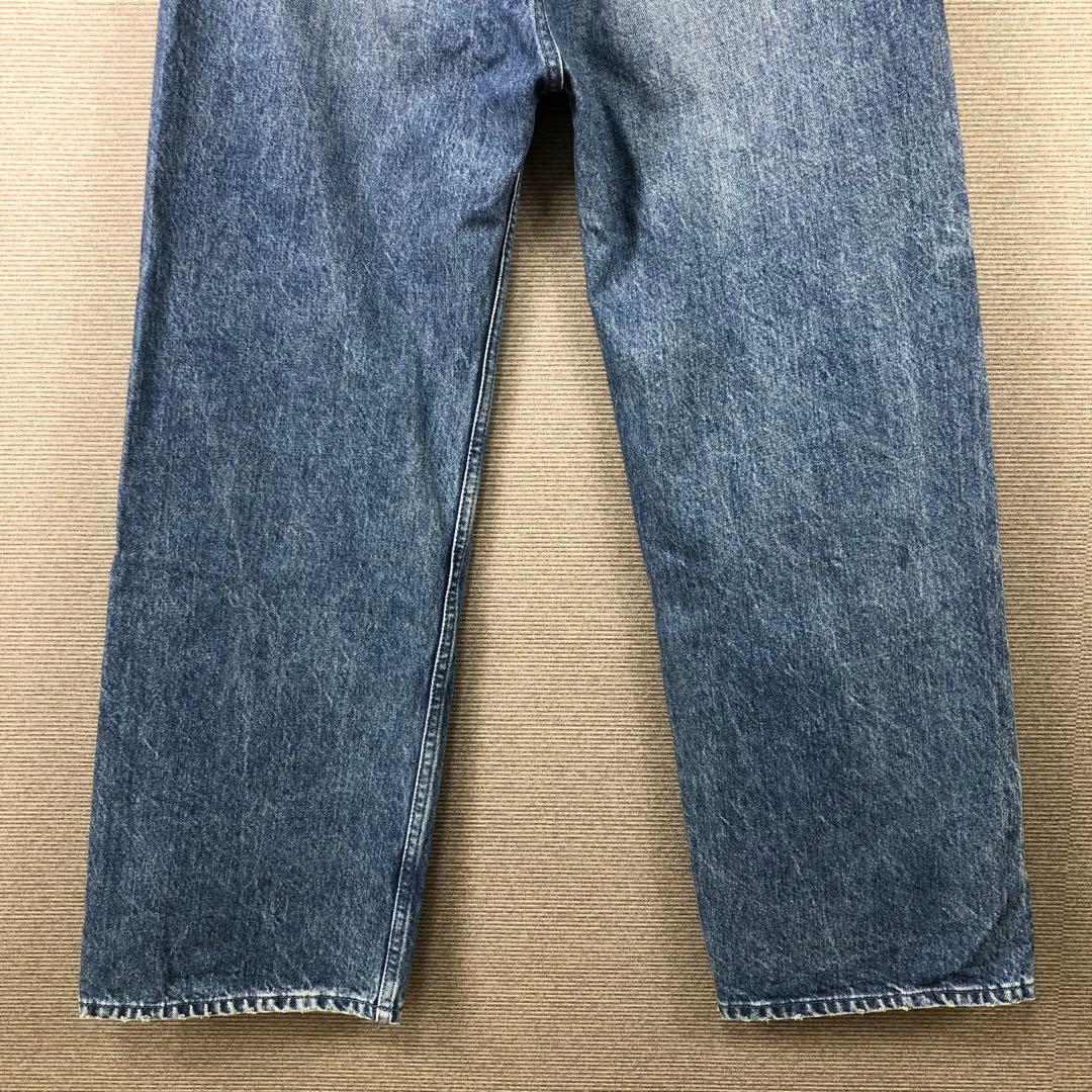 Whim Gazette 2024AW 製品染めストレートパンツ 36 ブルー