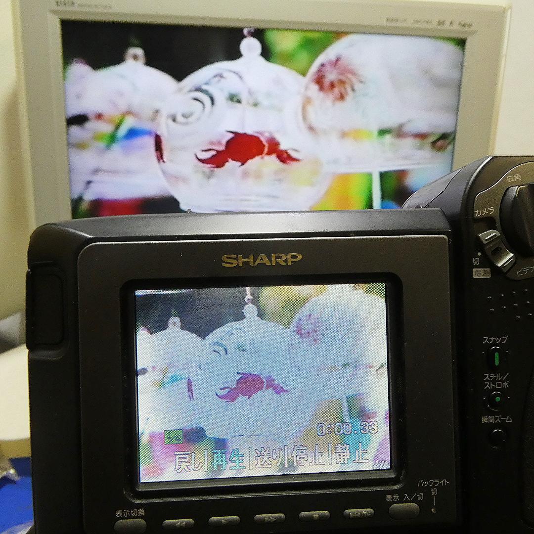 シャープ VL-HL50 動作良好　VideoHi8 ビデオカメラDVD化に最適