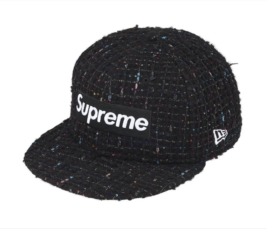 最終値下げ Supreme Bouclé Box Logo New Era