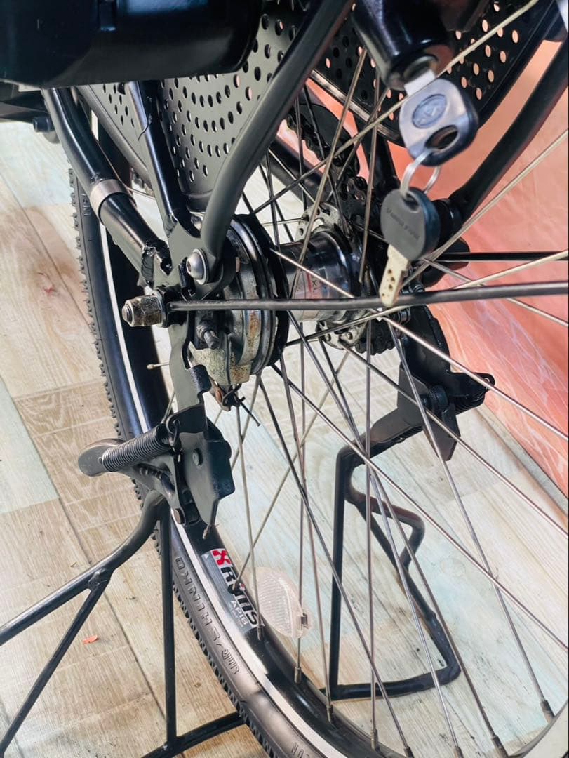 ⭐️新品バッテリー⭐️HYDEE！26インチ⭐️ハイディー子供乗せ電動自転車Y3428