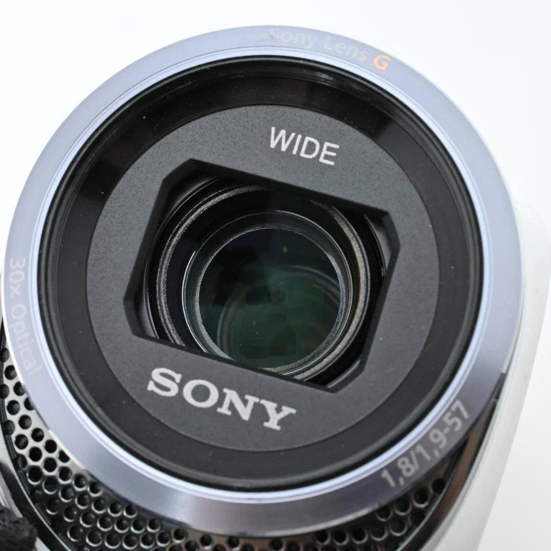 【良品】 SONY Handycam HDR-CX420/W ビデオカメラ