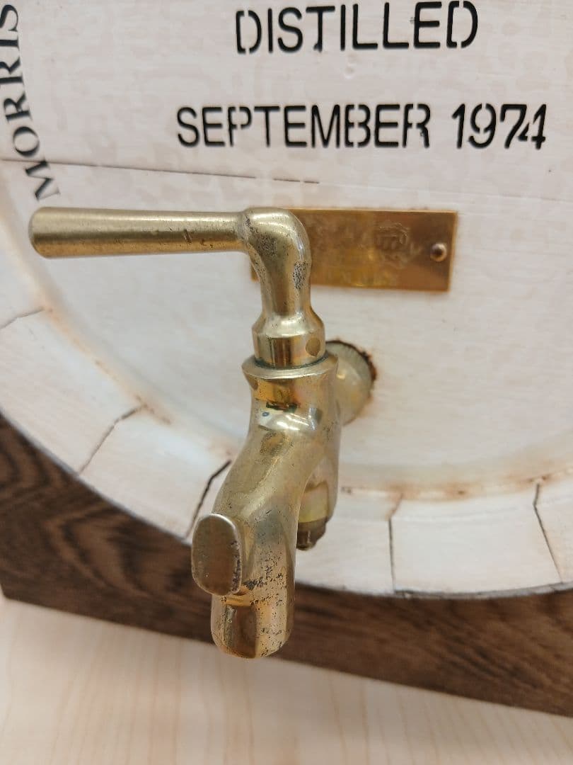 【使用可】ボウモア 1974年製 木製バレル 台座有　中身無