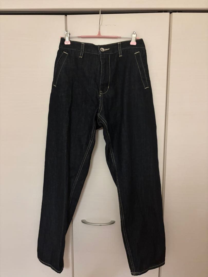 OUR こだわりシルエットのデニム M ダークブルー