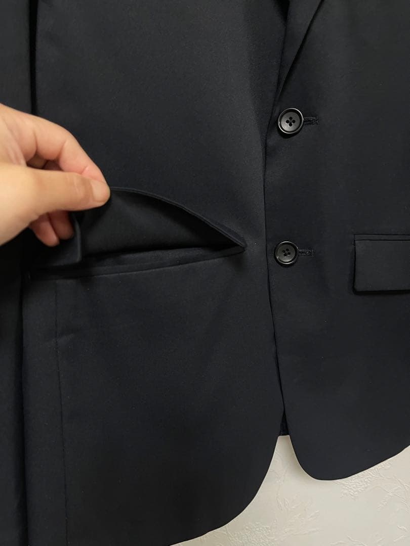 美品　WWS ワークウェアスーツ　ストレッチジャケット　ダークネイビー　M