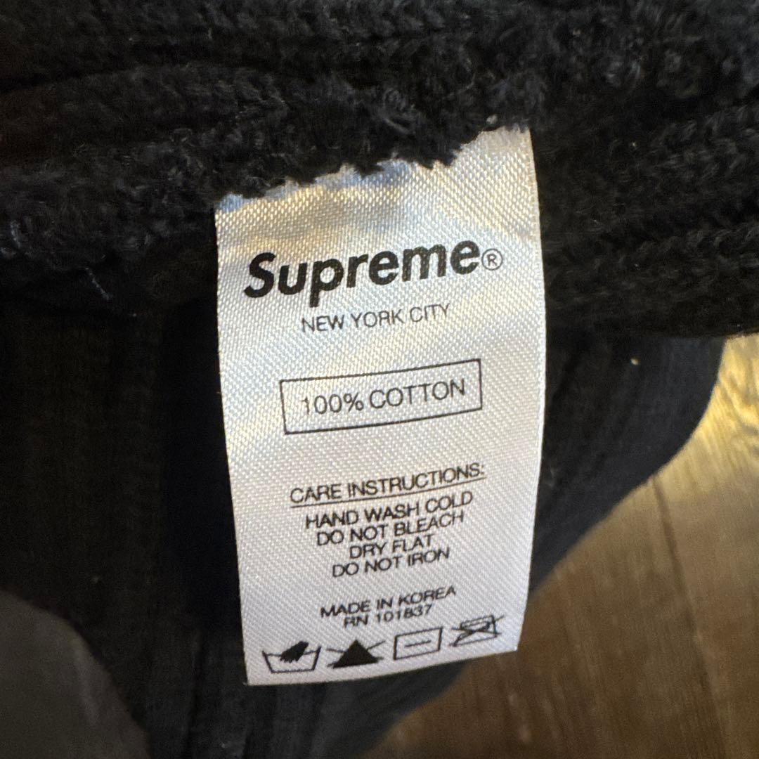 美品 Supreme Overdyed Beanie Black ビーニー　黒