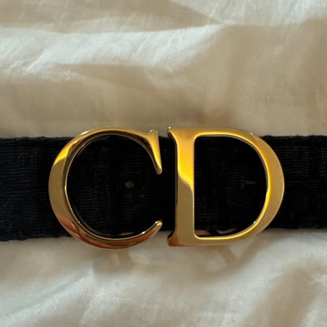 Dior CDロゴ ベルト 黒