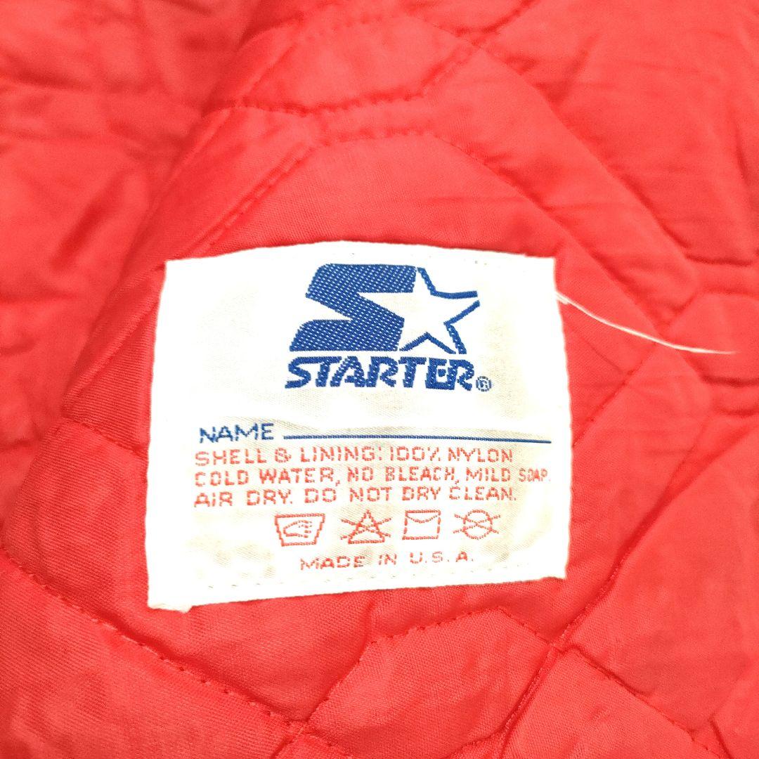 【希少XXL】80s USA製 スターターNBA ブルズ スタジャン