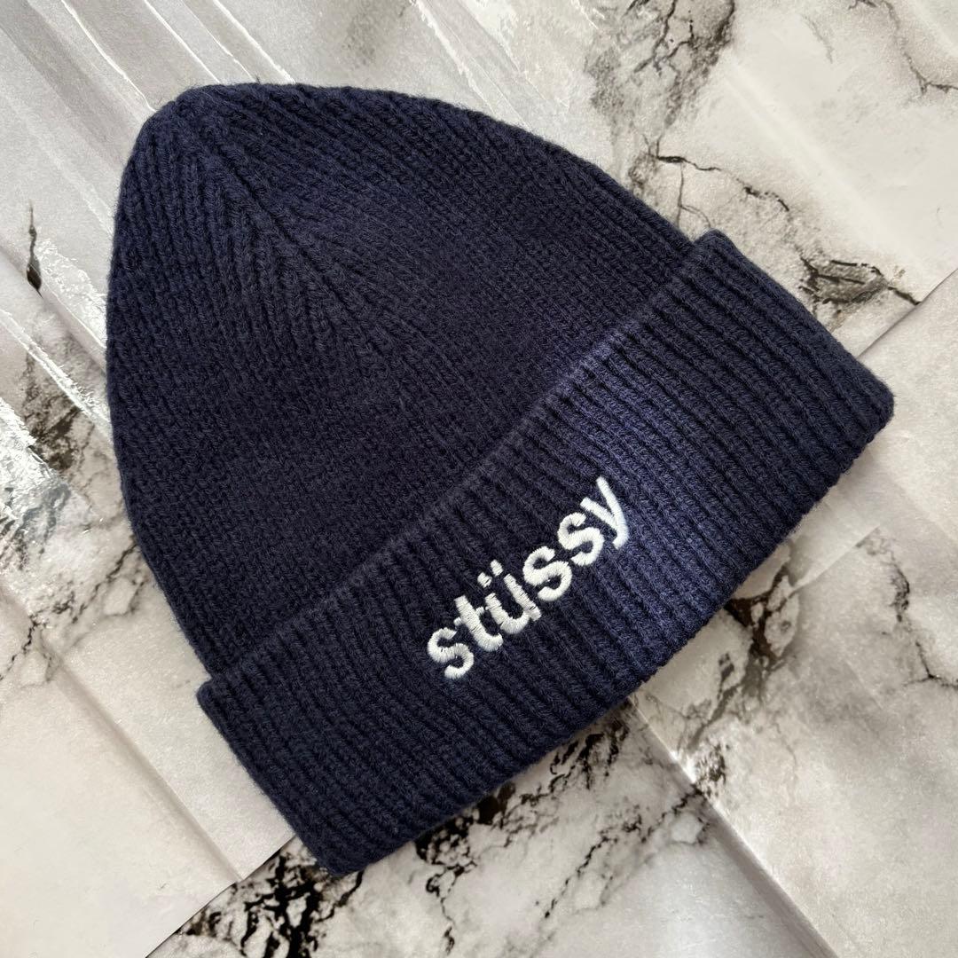 帽子 stussy simple logo beanie