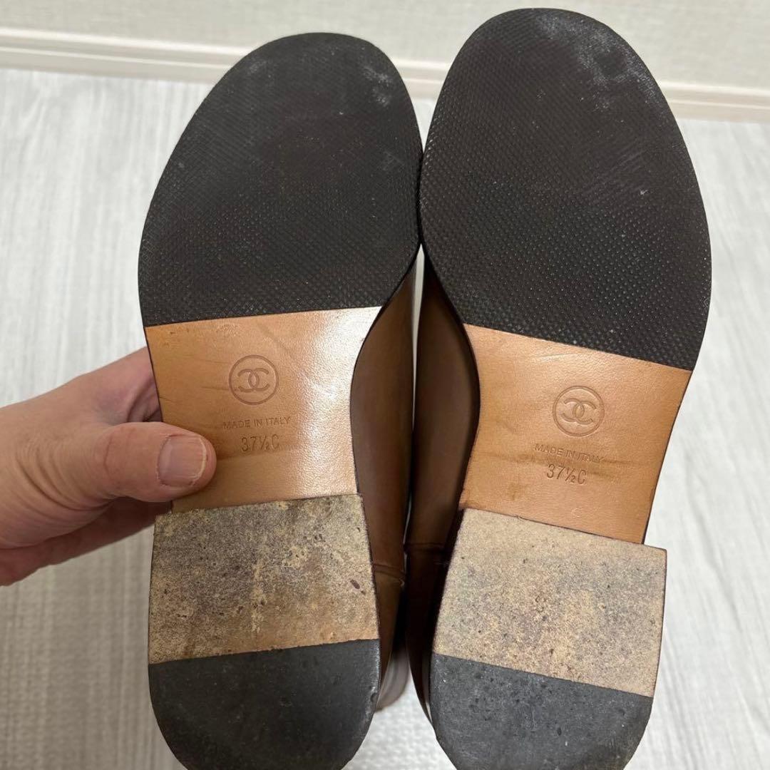 ティアラ CHANEL ブラウン ウエスタンブーツ