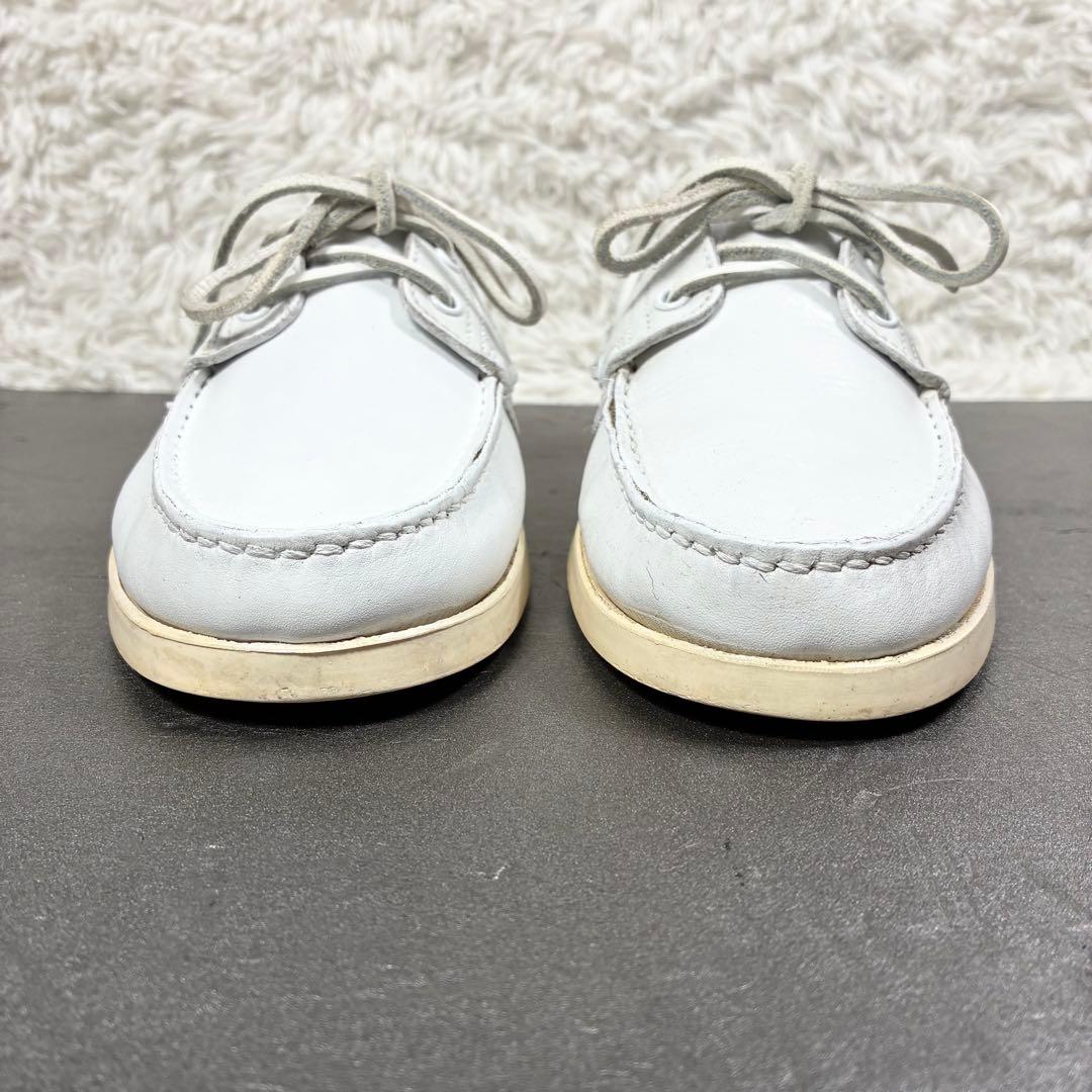 【人気】 パラブーツ デッキシューズ スリッポン 25.5cm 本革 モカシン