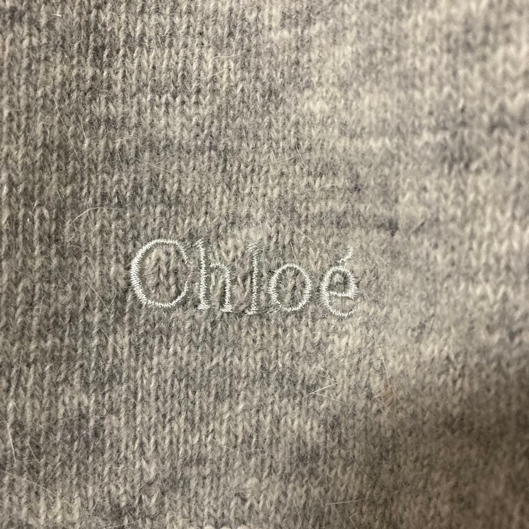 【未使用】クロエ Chloe アンゴラ混 ストール