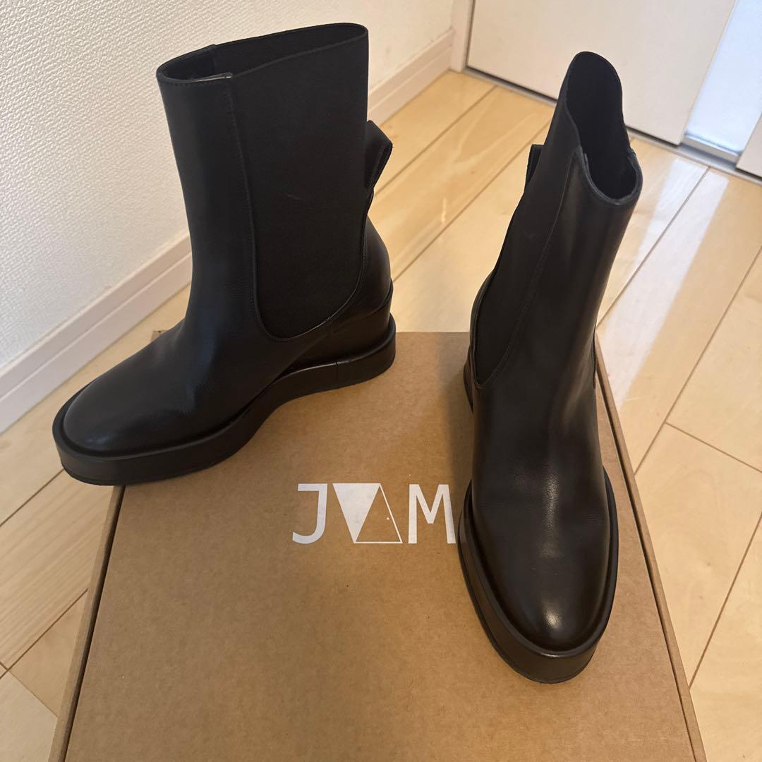 ＪAMブラック サイドゴアブーツ