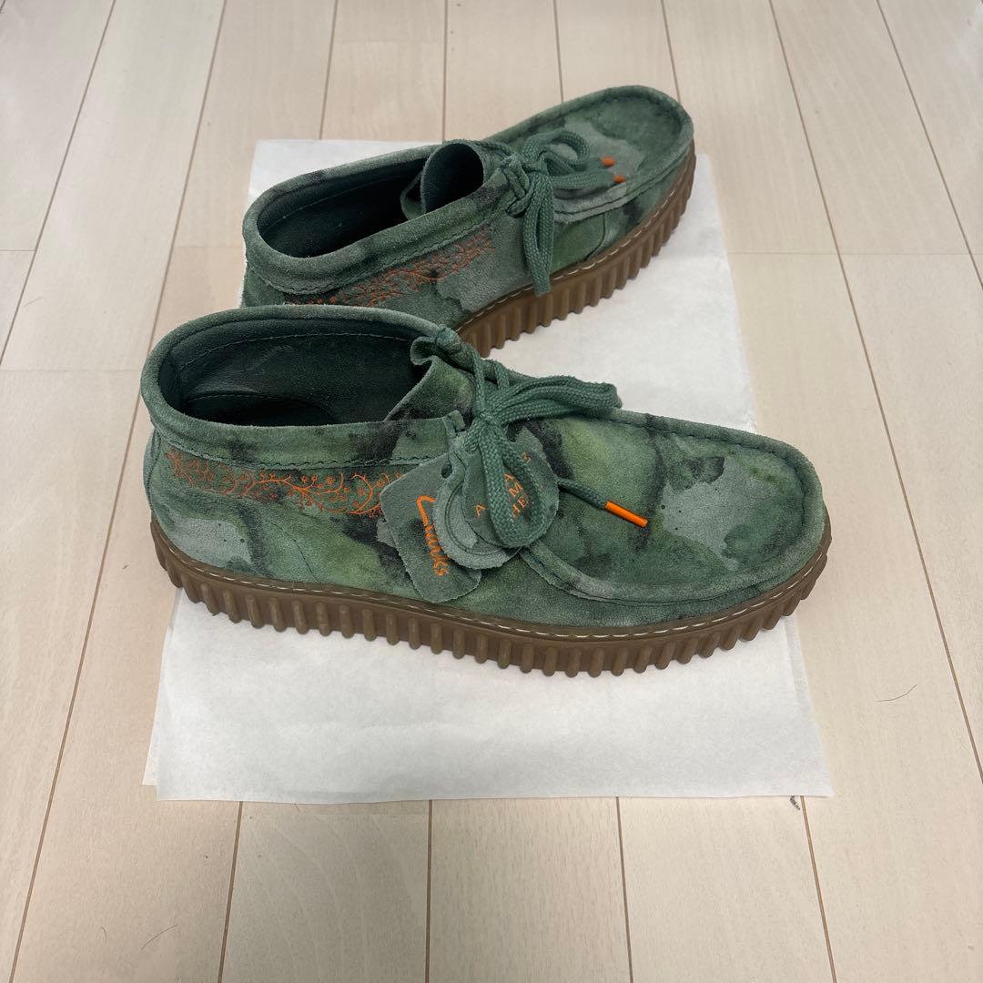 クラークスデッキシューズ Torhill Tor / トーヒルトーグリーンカモ