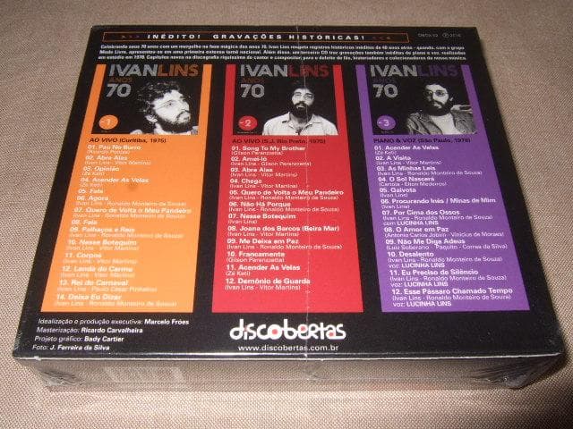 IVAN LINS,新品未開封,イヴァン・リンス,ブラジル音楽,3CD