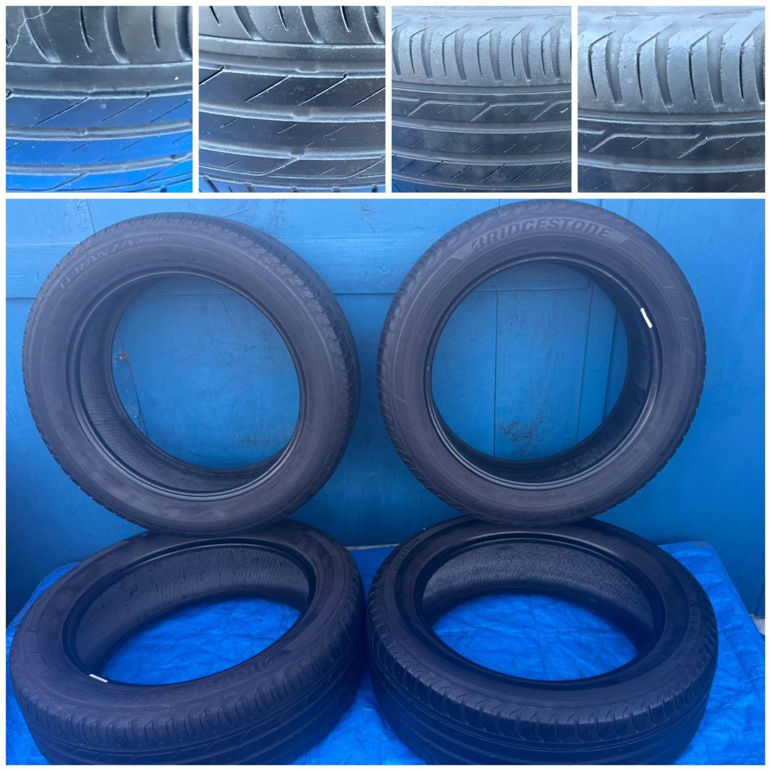 225/55R18 98Vブリヂストン トランザT001年式2022夏タイヤ4本