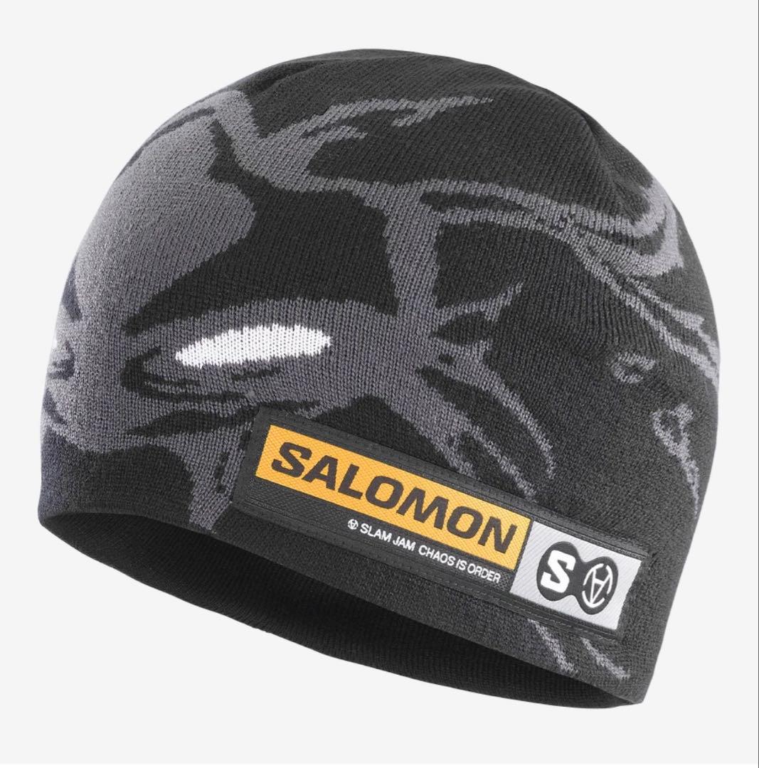 【限定】 SALOMON x SLAM JAM Beanie Black